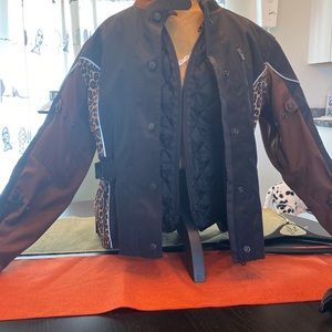 CUSTOM Harley Davidson Motorcycle Jacket  Removable vest.